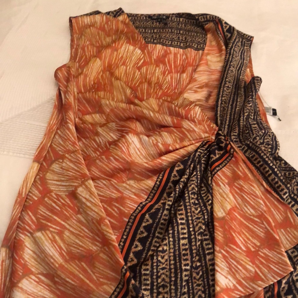 Nic+Zoe silk twist top